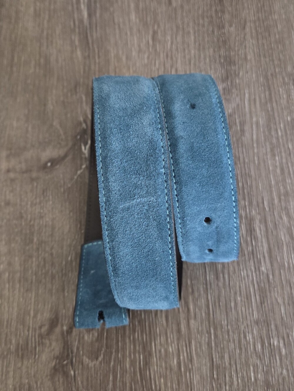 Idyllwind Blue Suede Belt *No Buckle* Sz Medium - Picture 3 of 9